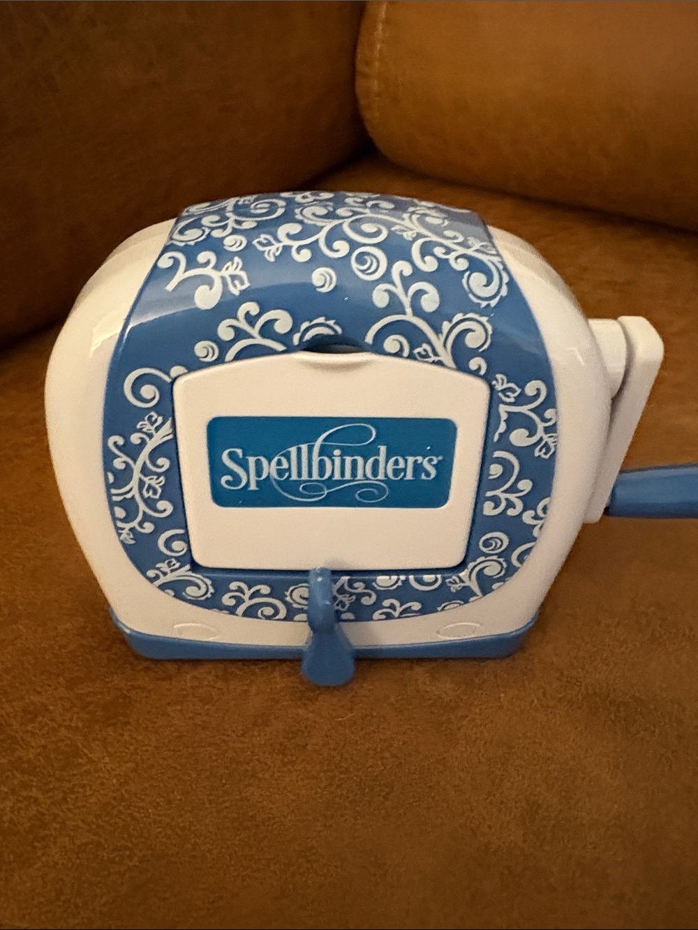 Spellbinders Sapphire Mini Die Cutting & Embossing Machine Blue/White Craft